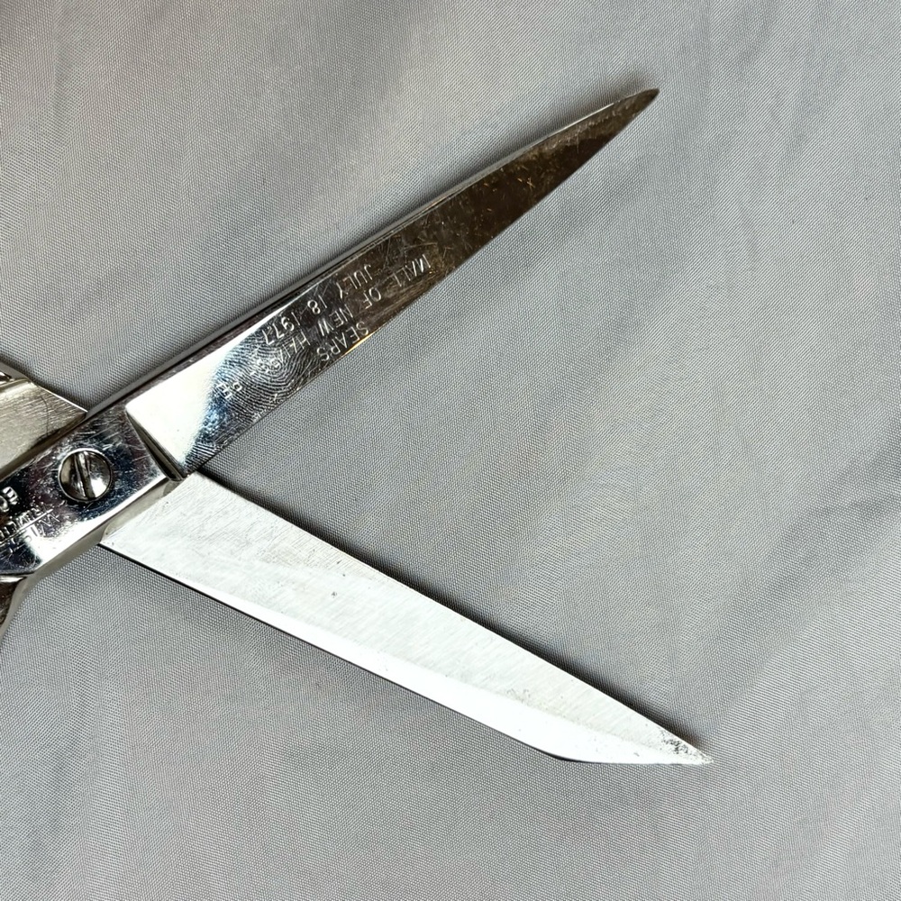 Vintage Wiss Scissors 4128 8 Inch Sears Mall Of New Hampshire 1977 - Picture 6 of 12